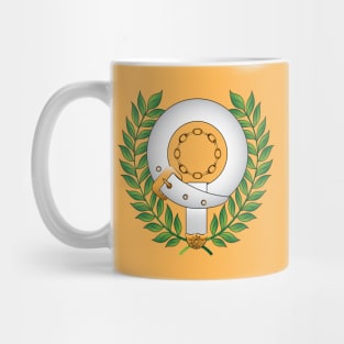 Knight's Belt & Chain over a Laurel Wreath Mug